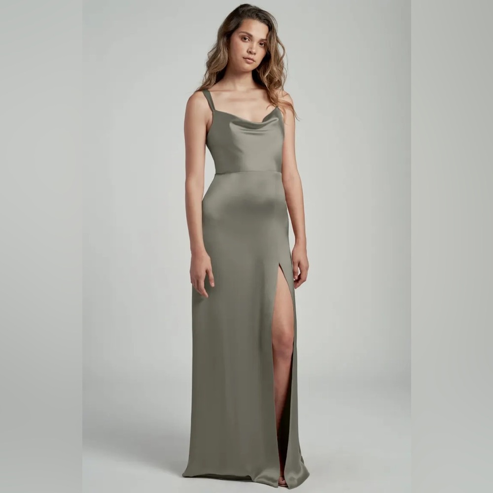 Jenny Yoo Gina Dress in Moss